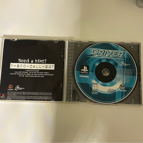 Driver 1 - Sony PlayStation 1 Ps1 Game - Complete CIB Black Label - Tested! - Picture 3 of 4